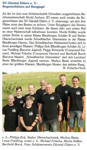 Ottob. LIFE Bezirksmeisterschaft WA 3D 2022